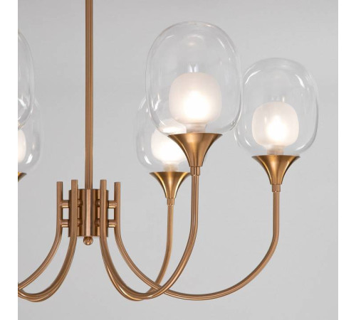 Люстра на штанге Eurosvet Spritz 70217/6 латунь
