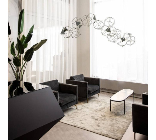 Подвесная люстра Eurosvet Uma 90368/14 жемчуг черный