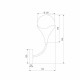 Бра Eurosvet Calyx 60168/1 латунь