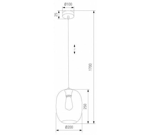 Подвесной светильник TK Lighting Elio 5971 Elio