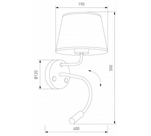 Бра с подсветкой TK Lighting Maja 10081 Maja