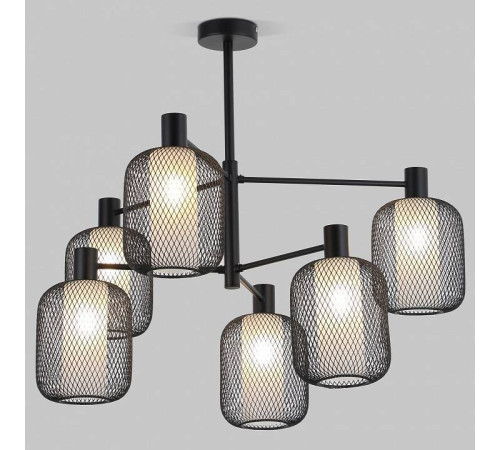 Люстра на штанге Eurosvet Voile 30191/6 черный