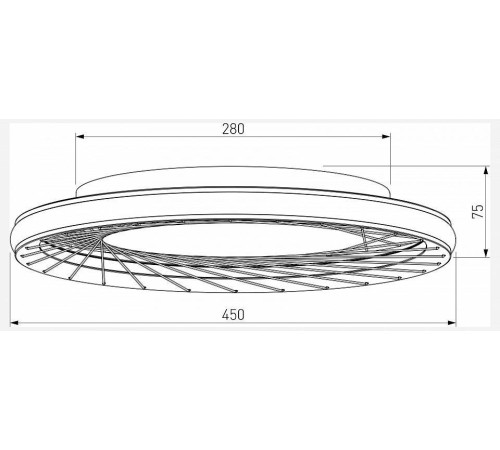 Накладной светильник Eurosvet Parafe 40022/1 LED серый