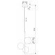 Подвесной светильник TK Lighting ESTERA 6188 ESTERA BROWN