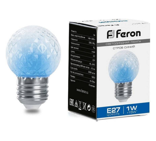 Лампа светодиодная Feron LB-377 E27 1Вт K 38211