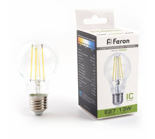 Лампа светодиодная Feron LB-613 E27 13Вт 4000K 38240