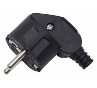 Вилка угловая с заземлением Stekker PPG16-41-202 39138