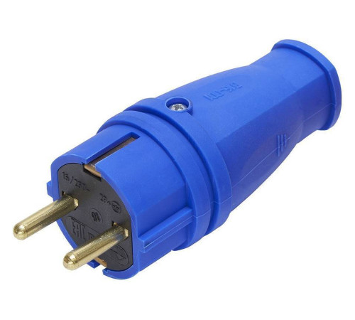 Вилка прямая с заземлением Stekker Одри 39161