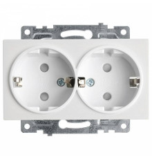Розетка с заземлением и с шторками, без рамки Stekker Катрин 39574