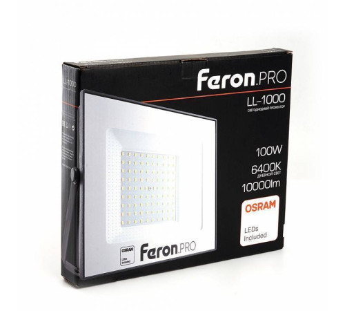 Прожектор светодиодный Feron LL-1000 150 Вт 6400 К 41541