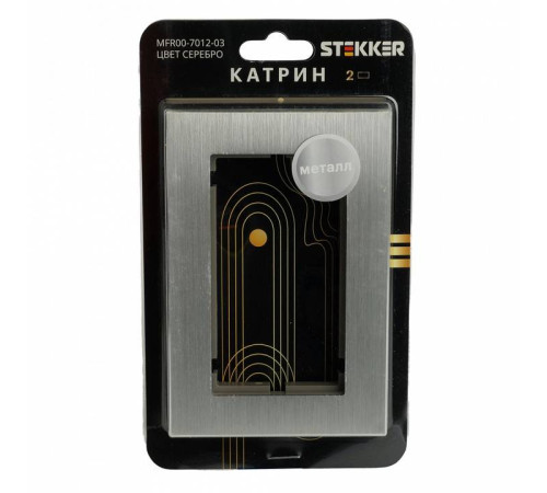 Рамка для двойной розетки Stekker Катрин 50031