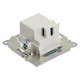 Розетка 2хUSB type A и C без рамки Stekker Катрин 50051