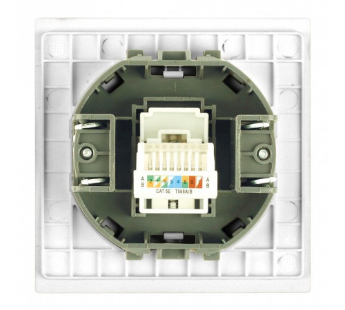Розетка Ethernet RJ-45 без рамки Stekker Мия 50436