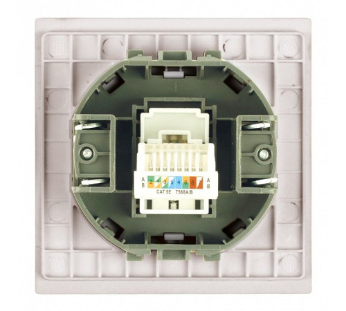 Розетка Ethernet RJ-45 без рамки Stekker Мия 50480