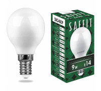 Лампа светодиодная Feron Saffit SBG4509 E14 9Вт 6400K 55125