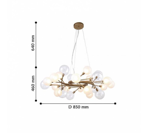 Люстра на штанге Favourite Babylon 2515-15P