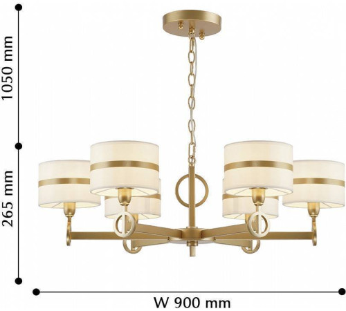 Подвесная люстра Favourite Mateo 2634-8P