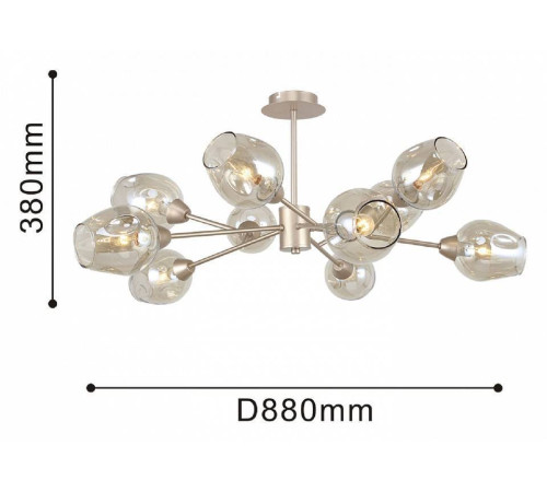 Люстра на штанге F-promo Tilda 2658-10U