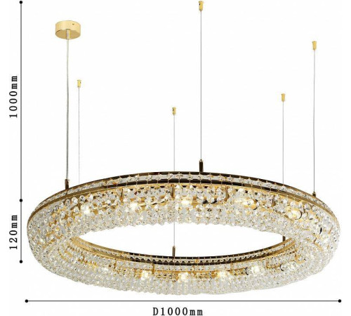 Подвесная люстра Favourite Monilibus 4015-15P