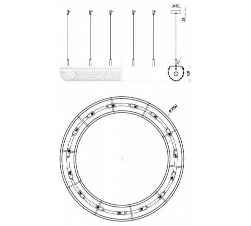 Подвесная люстра Favourite Monilibus 4015-15P