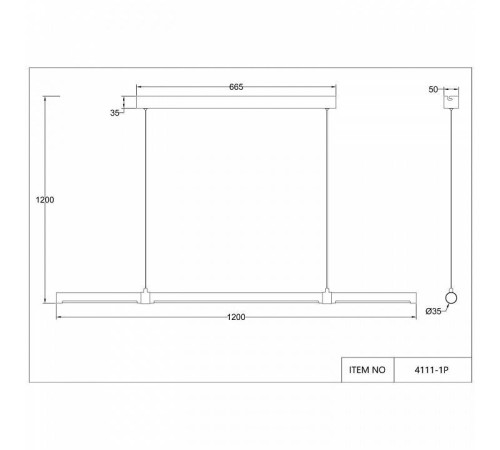 Подвесной светильник Favourite Cuero 4111-1P