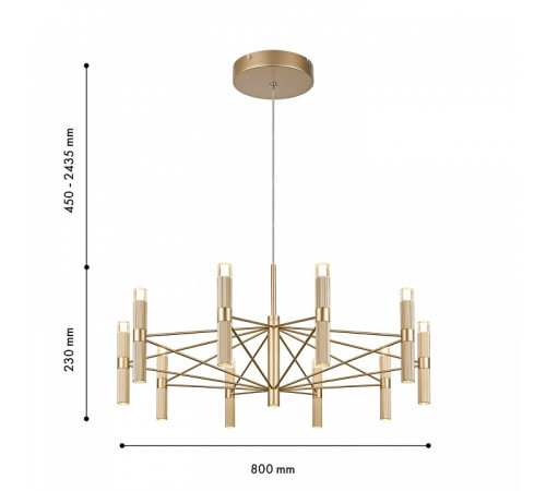 Подвесная люстра Favourite Blick 4759-10P