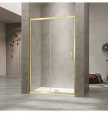 Душевая дверь в нишу RGW PA-114Gb раздвижная золото браш 1500 мм 030811415-16