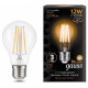 Лампа светодиодная Gauss Filament A60 E27 12 Вт 2700 K 102902112