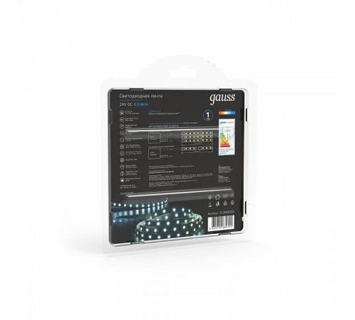 Лента светодиодная Gauss Black 24V 312000265