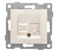 Розетка Ethernet RJ-45 без рамки Gusi Electric BRAVO С10К1-003