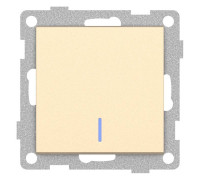 Выключатель сенсорый одноклавишный с подсветкой, без рамки Gusi Electric UGRA С11В18-027