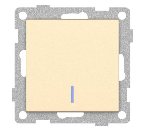 Выключатель сенсорый одноклавишный с подсветкой, без рамки Gusi Electric UGRA С11В18-027