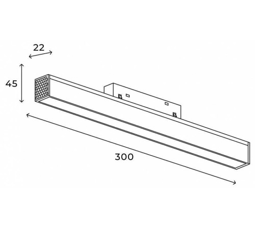 Трековый магнитный светильник Hesby Lighting ElDeko 10 Вт HSBL_0151