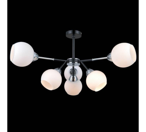 Люстра на штанге ILLUMICO LIBRA IL0715-6CSQ-24 BK CR LIBRA