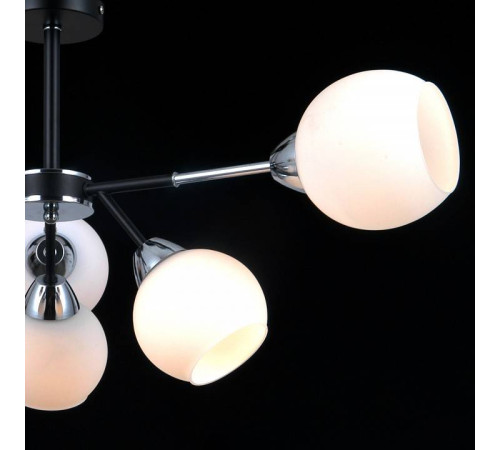 Люстра на штанге ILLUMICO LIBRA IL0715-6CSQ-24 BK CR LIBRA