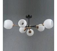 Люстра на штанге ILLUMICO LIBRA IL0715-6CSQ-24 BK GD LIBRA