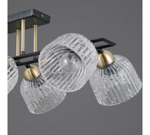 Люстра на штанге ILLUMICO IL0794-6SQ-25BKAB ELITE