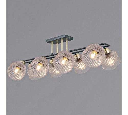 Люстра на штанге ILLUMICO IL0794-8CSQ-25BKAB ELITE