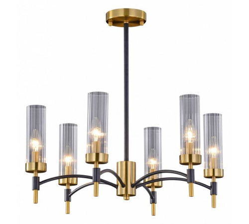 Люстра на штанге ILLUMICO BRASS TUBO IL5177-6PLS-29 BRASS TUBO