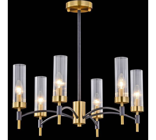 Люстра на штанге ILLUMICO BRASS TUBO IL5177-6PLS-29 BRASS TUBO
