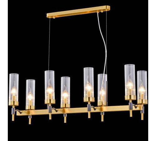 Подвесная люстра ILLUMICO BRASS TUBO IL5177-8LLS-29 BRASS TUBO