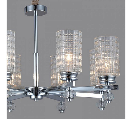 Подвесная люстра ILLUMICO IL8678-8P-20 CR