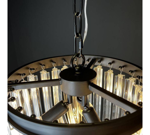 Подвесная люстра Imperiumloft Chandelier Murano Clear 40.2128