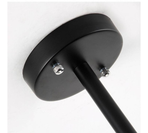 Люстра на штанге Imperiumloft Geometric Черная GEOMETRIC-CH01