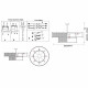 Люстра на штанге ImperiumLoft RH Marais Round Chandelier D80 40,2668