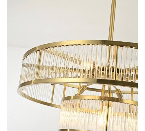 Люстра на штанге ImperiumLoft RH Marais Round Chandelier D80 40,2668