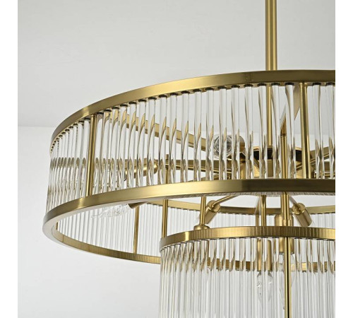 Люстра на штанге ImperiumLoft RH Marais Round Chandelier D80 40,2668