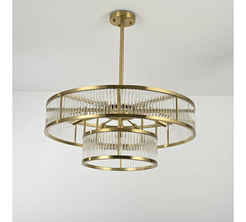 Люстра на штанге ImperiumLoft RH Marais Round Chandelier D80 40,2668