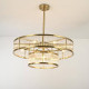 Люстра на штанге ImperiumLoft RH Marais Round Chandelier D80 40,2668