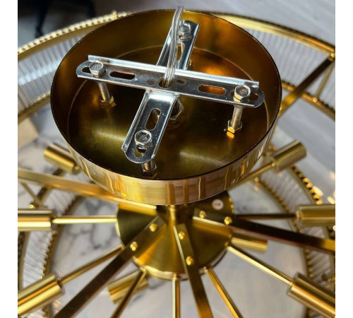 Люстра на штанге ImperiumLoft RH Marais Round Chandelier D80 40,2668